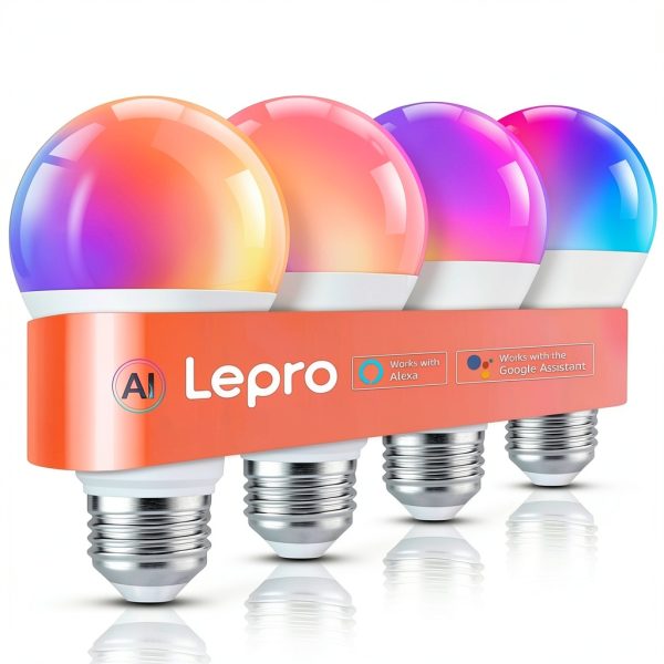 Lepro Smart LED Bulbs Voice Control Color Changing-0