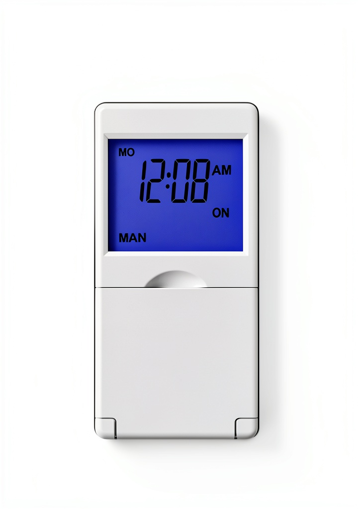 BN-LINK timer switch installed in a standard electrical wall box