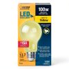 FEIT ELECTRIC A19 E26 LED Bulb Yellow 100 Watt Equivalent-0