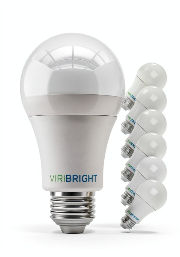 Viribright A19 LED Bulb Dimmable 60W Warm White-0