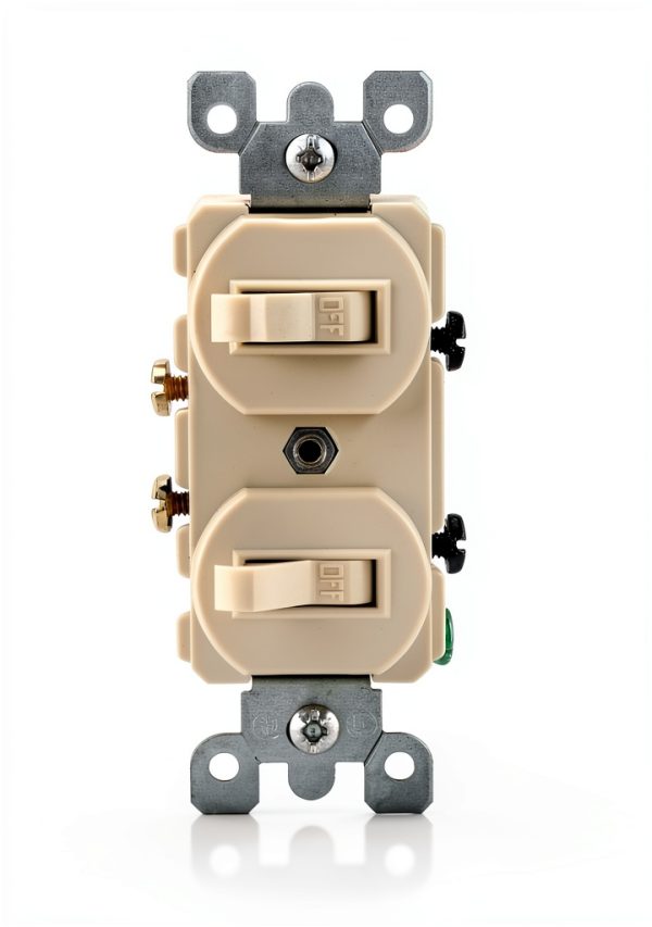 Pavo Double Switch Silver Cadmium Oxide UL Listed-0