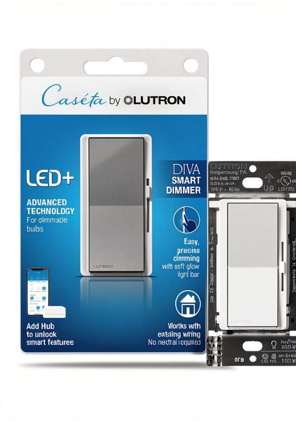 Lutron Diva Smart Dimmer Switch Caseta Lighting Control-0