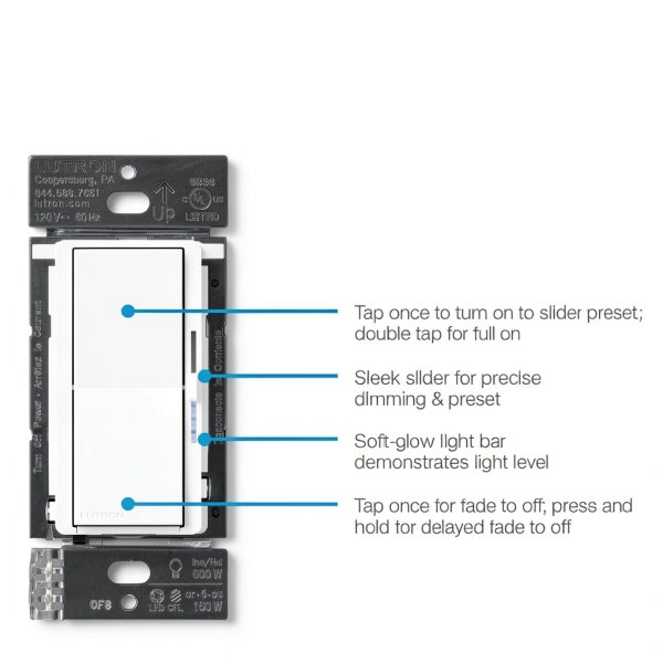 Lutron Diva Smart Dimmer Switch Caseta Lighting Control-13