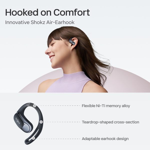 Shokz OpenFit Air Open Ear True Wireless Earbuds Black-4