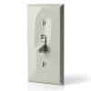 Leviton Toggle Switch Quiet Operation Quickwire Terminals-3