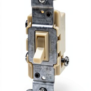 Leviton 4-Way Toggle Switch Ivory Commercial Quiet-0