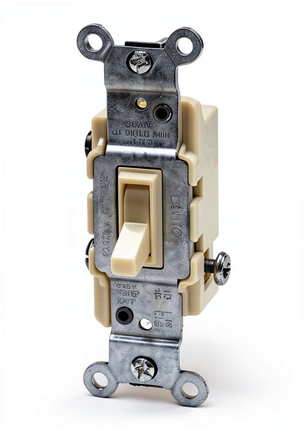 Leviton 4-Way Toggle Switch Ivory Commercial Quiet-0