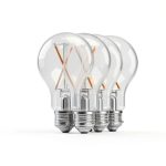 Feit Electric A19 LED Bulb Daylight Filament 4 Pack-0
