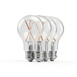Feit Electric A19 LED Bulb Daylight Filament 4 Pack-0