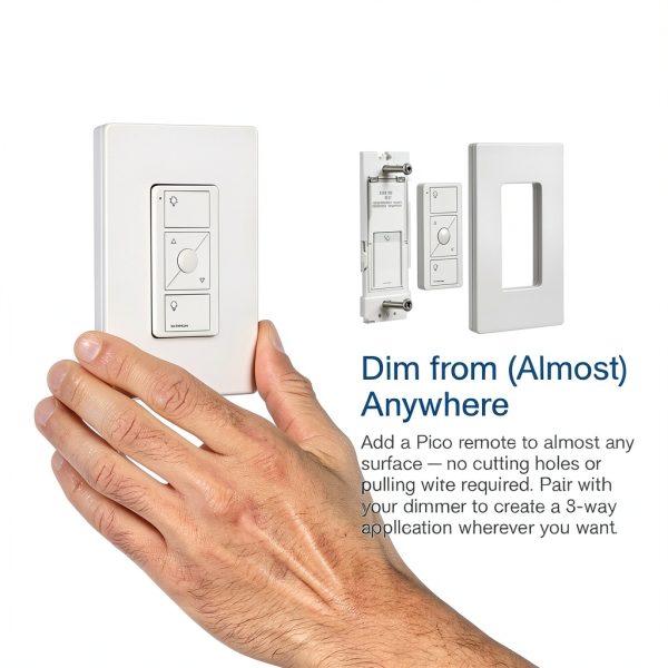 Lutron Caseta Wireless Dimmer Remote Control Smart Lighting-7