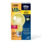 FEIT ELECTRIC LED Light Bulb Yellow 1-Way On Off-0