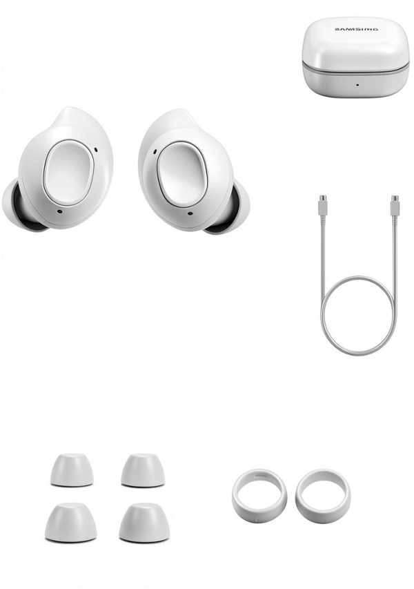 Samsung Galaxy Buds FE Wireless Earbuds Graphite White-9