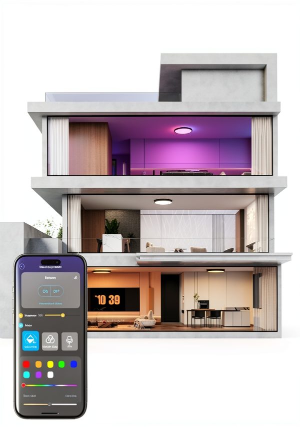 Govee Smart Ceiling Light RGBWW RGBIC Alexa Control-6