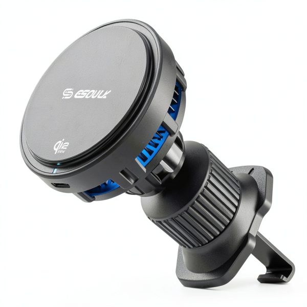 Pavo 25W Qi 2.2 Cooling Magnetic Wireless Car Charger-1