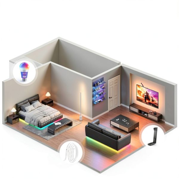 Govee Outdoor RGBIC Strip Lights Color Changing Effects-6