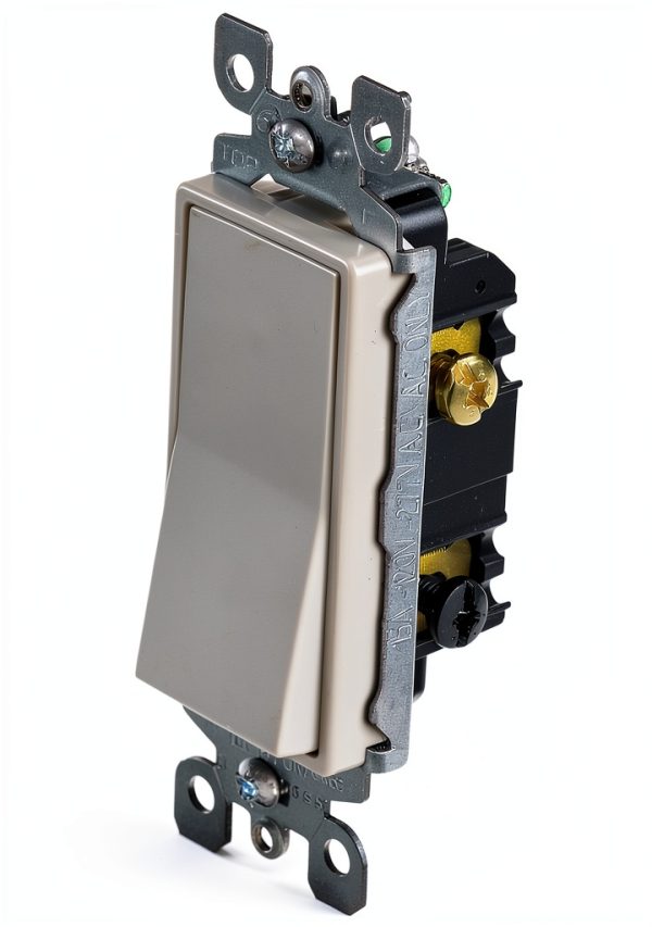 Leviton Illuminated Rocker Switch No Neutral Required-0