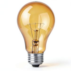 Westinghouse A19 Amber Bulb Dimmable Incandescent Lighting-0