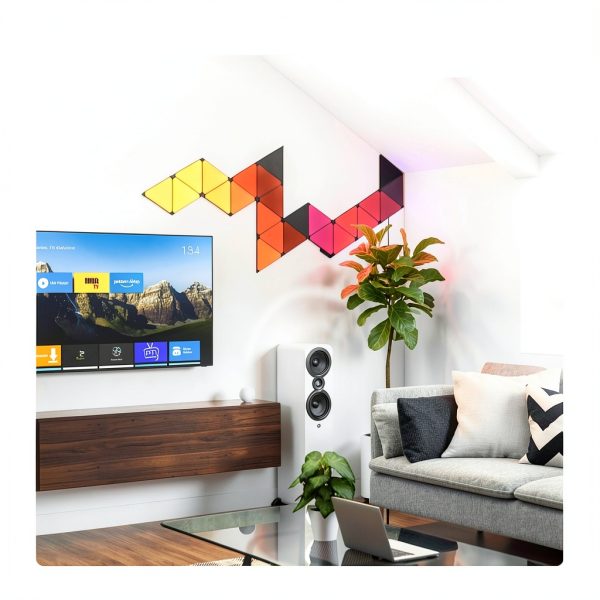 Nanoleaf Shapes Ultra Black Triangles Expansion Pack 3-4