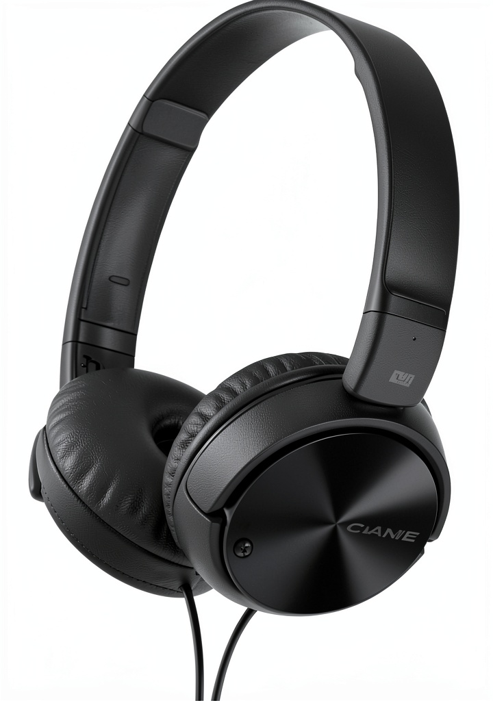 Sony Noise Cancelling Wired On-Ear Headphones in use with a smartphone