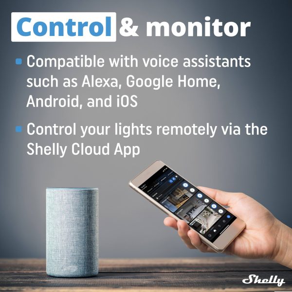Shelly Plus Wall Dimmer Wi-Fi Smart Lighting Control-6