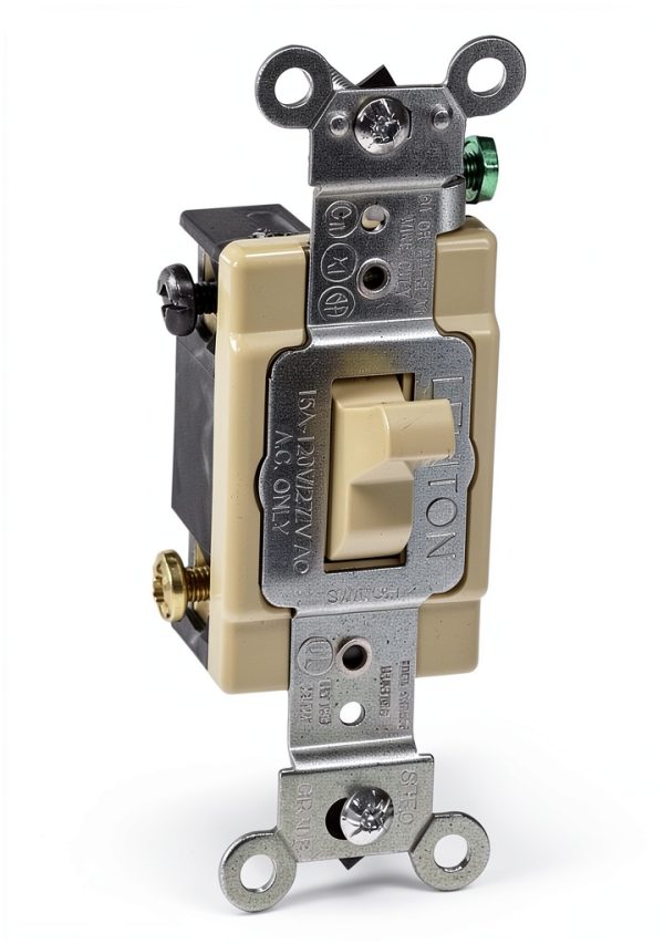 Commercial Grade 4 Way Toggle Switch 15A 120 277V-0