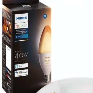 Philips Hue E12 Smart Candelabra LED Bulb White Ambiance-0