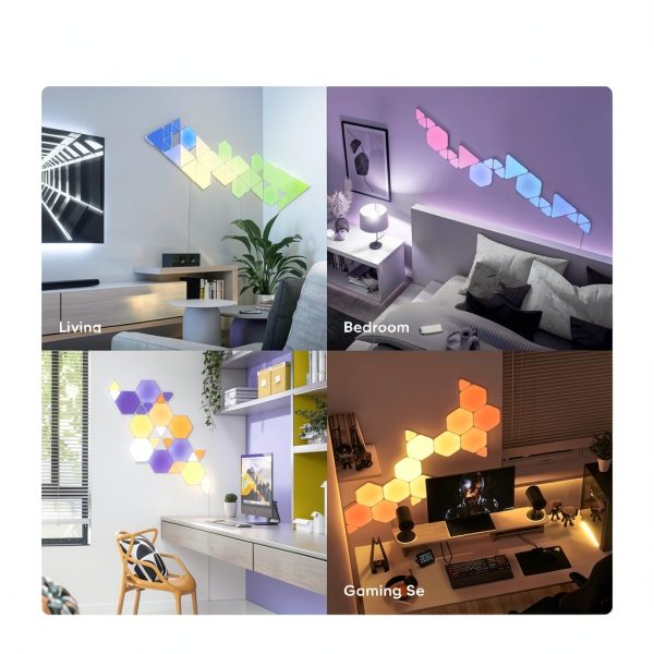 Nanoleaf Shapes Triangles Smarter Kit 7 Panels Multicolor-7