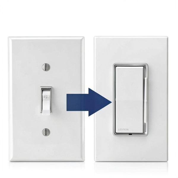 Leviton Decora Slide Dimmer LED Lighting Control Switch-1