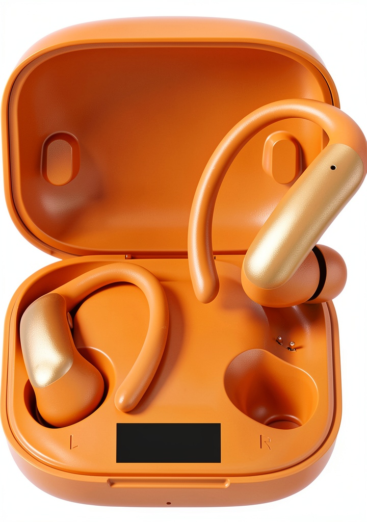 SKRAN wireless earbuds in use during a workout