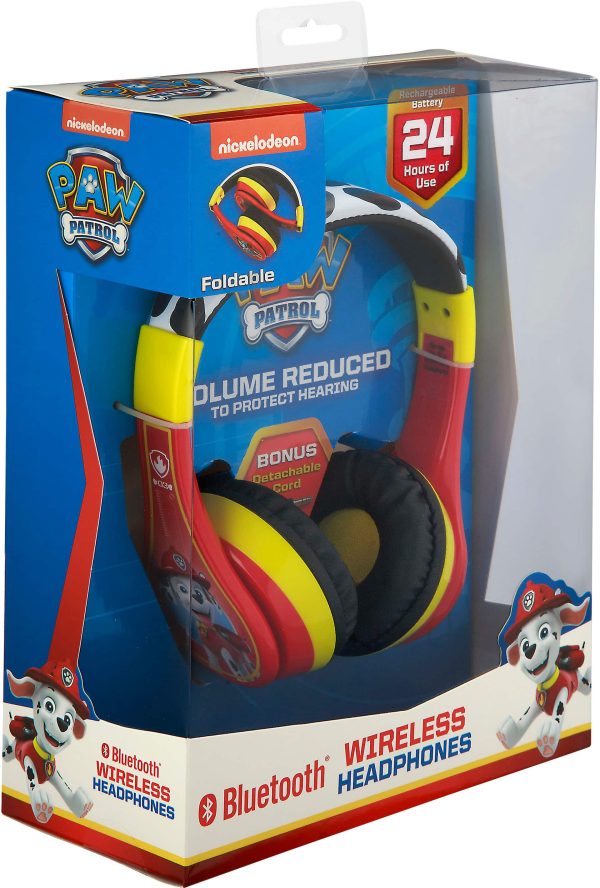 eKids Paw Patrol Marshall Bluetooth Headphones Rechargeable-7