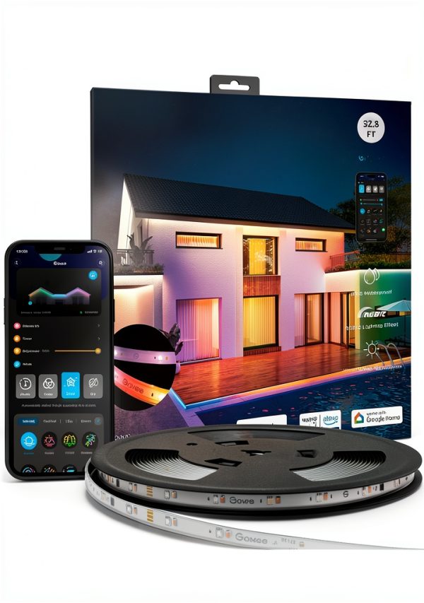 Govee Outdoor RGBIC Strip Lights Color Changing Effects-1