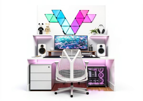 Nanoleaf Shapes Ultra Black Triangles Smart Lighting Kit-6