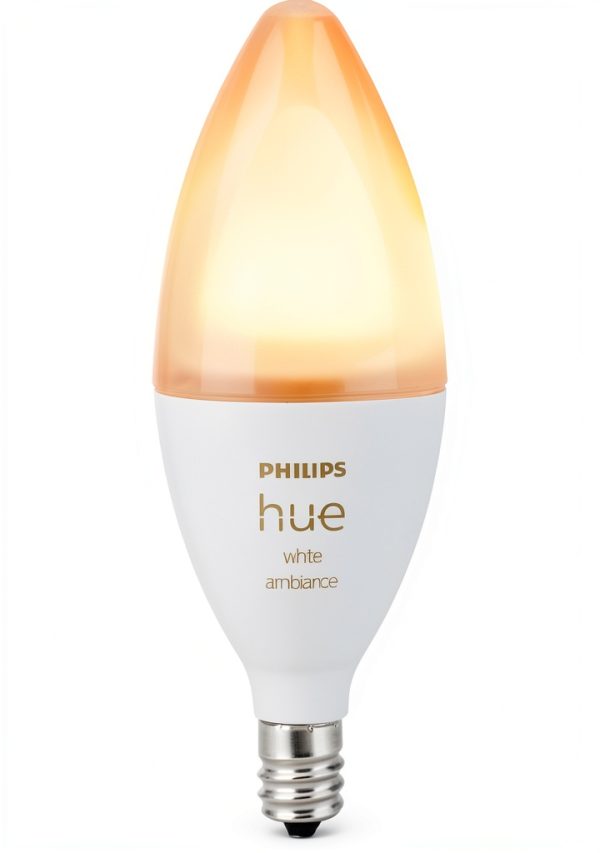 Philips Hue E12 Smart Candelabra LED Bulb White Ambiance-1