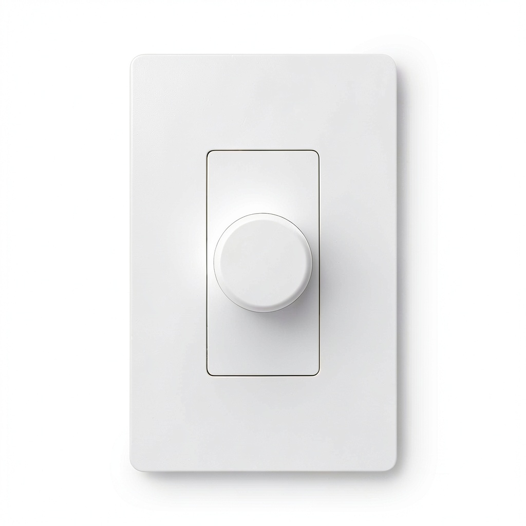 Insteon i3 Dial installed on a light-colored wall