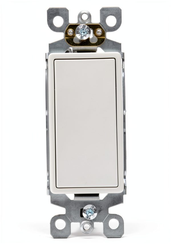 Leviton Decora Rocker Switch Single Pole 15A Push In Wiring-0