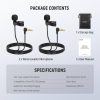 Neewer Mini Lavalier Microphone Omnidirectional Clip On-8