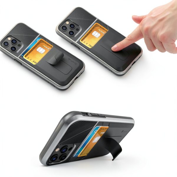 VENA iPhone 12 Pro Max Wallet Case Kickstand Drop Protection-1