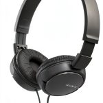 Sony ZX Series Wired On Ear Headphones Black White-0