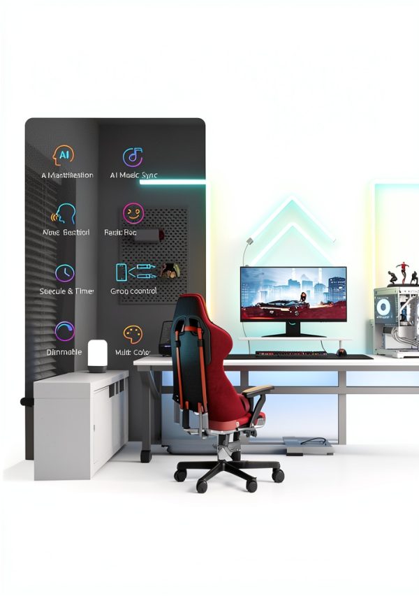 LEPRO AI Smart Wall Lights Voice Control Music Sync-8