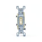 Leviton 3-Way Toggle Switch 15A 120V Quickwire Ivory-0