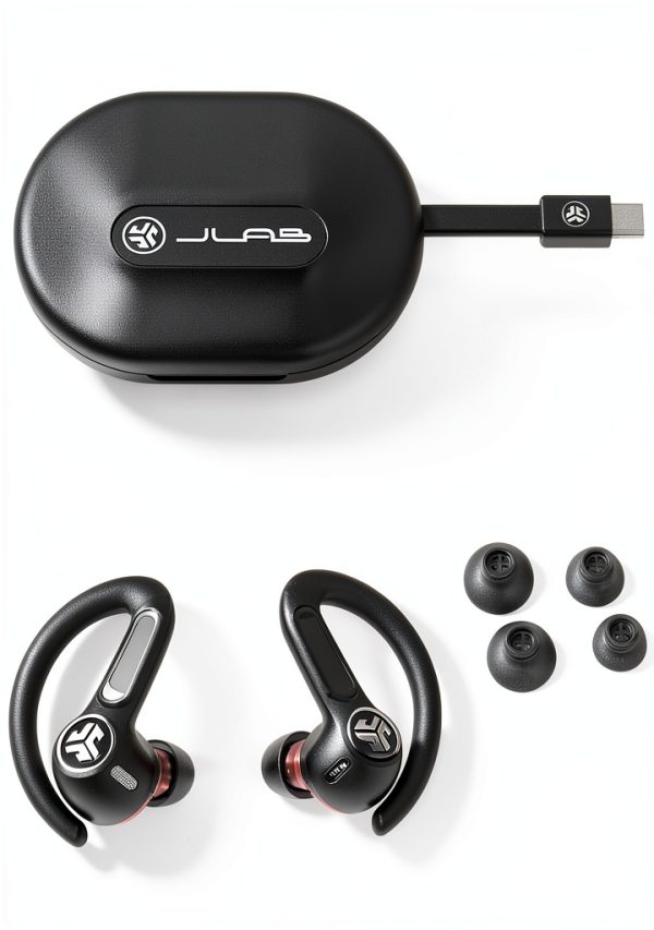 JLab Epic Sport ANC 3 Earbuds Hybrid ANC Hi-Res Audio-2