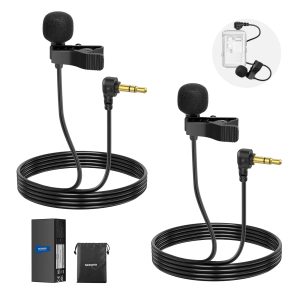 Neewer Mini Lavalier Microphone Omnidirectional Clip On-0