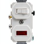 Leviton Decora Duplex Switch Neon Light One-Gang-0