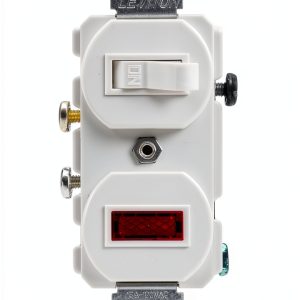 Leviton Decora Duplex Switch Neon Light One-Gang-0