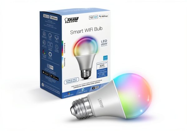FEIT ELECTRIC Smart LED Bulb Multicolor Voice Control-2
