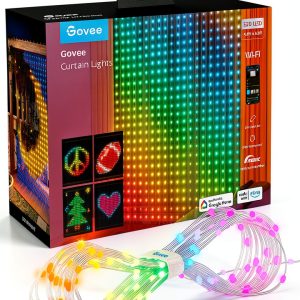 Govee RGBIC Curtain Lights 520 LEDs Dynamic Lighting Effects-0