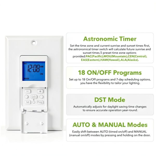 BN-LINK Programmable Timer Switch Dusk Till Dawn Mode-4
