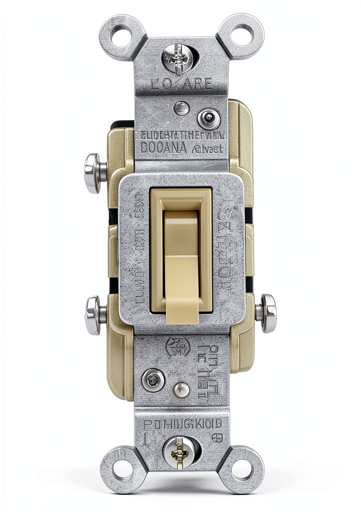 'GIDDS toggle switch with CO/ALR contacts and wiring terminals'