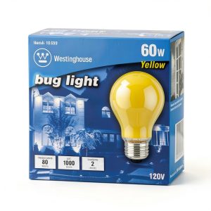 Westinghouse A19 Incandescent Bulb Dimmable Yellow 2 Pack-0