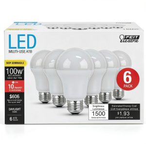 FEIT ELECTRIC A19 LED Bulb Daylight 100 Watt Equivalence-0